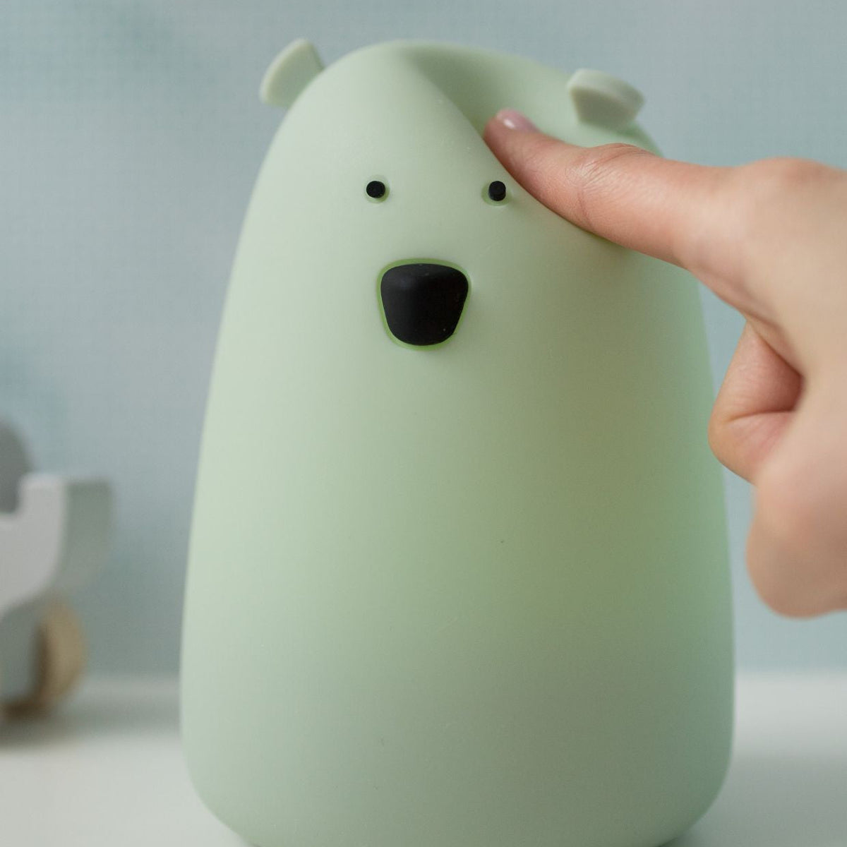 Big Bear Silicone Lamp - Sage