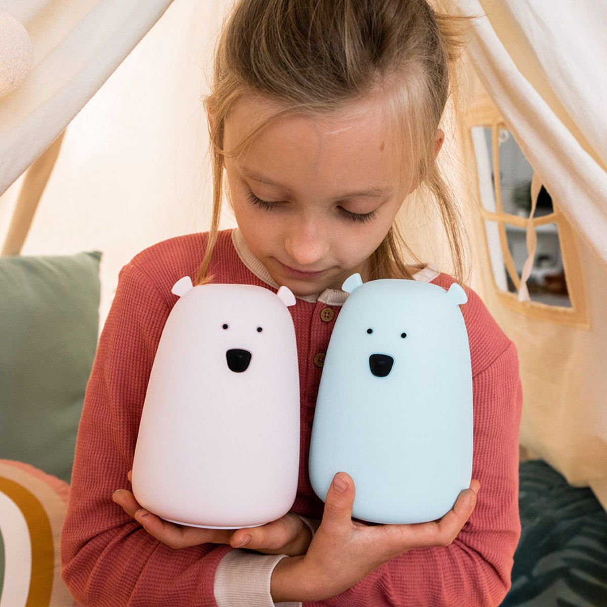 Big Bear Silicone Lamp - Blue