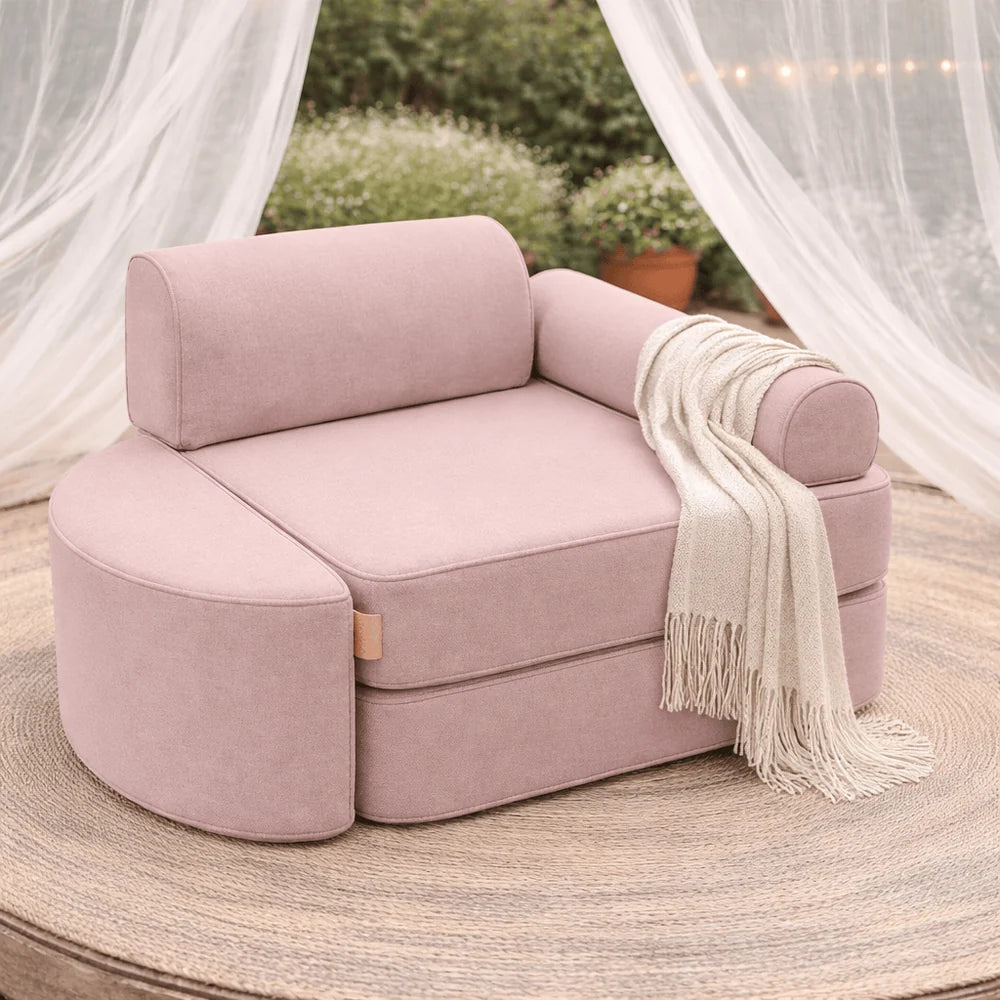 Small Pocket Sofa For Children - Rosy Dune Pink
