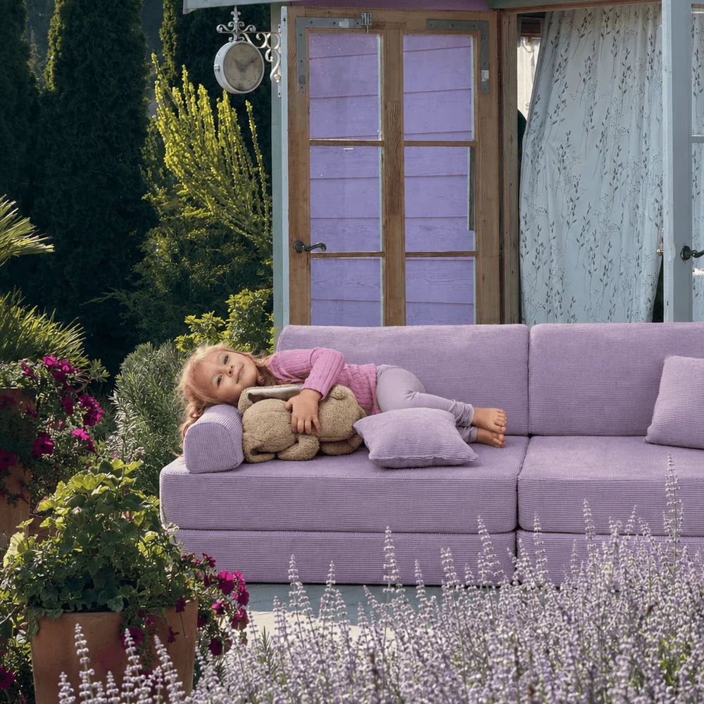Large Slimcord Premium Sofa - Lavender