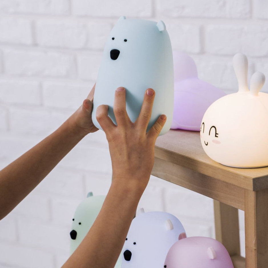 Big Bear Silicone Lamp - Blue