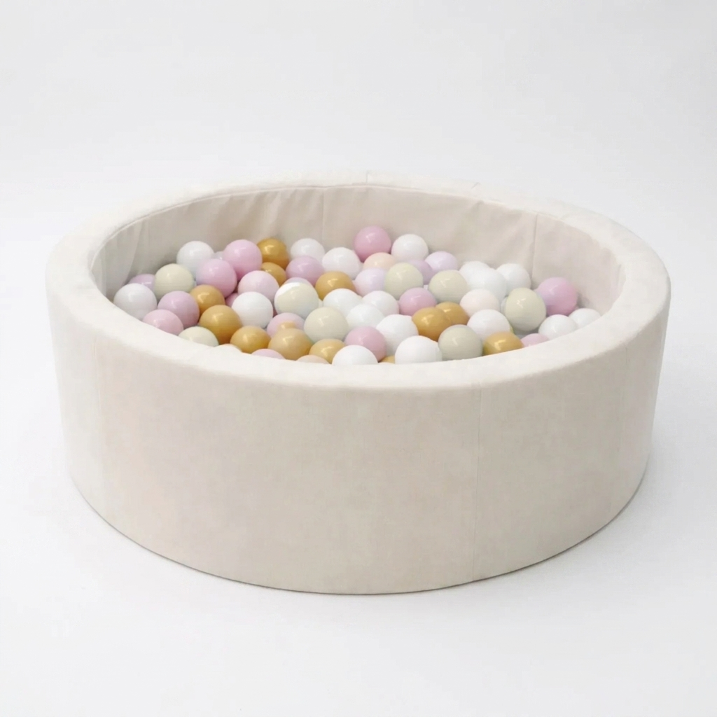 Foam Baby Ball Pit - White