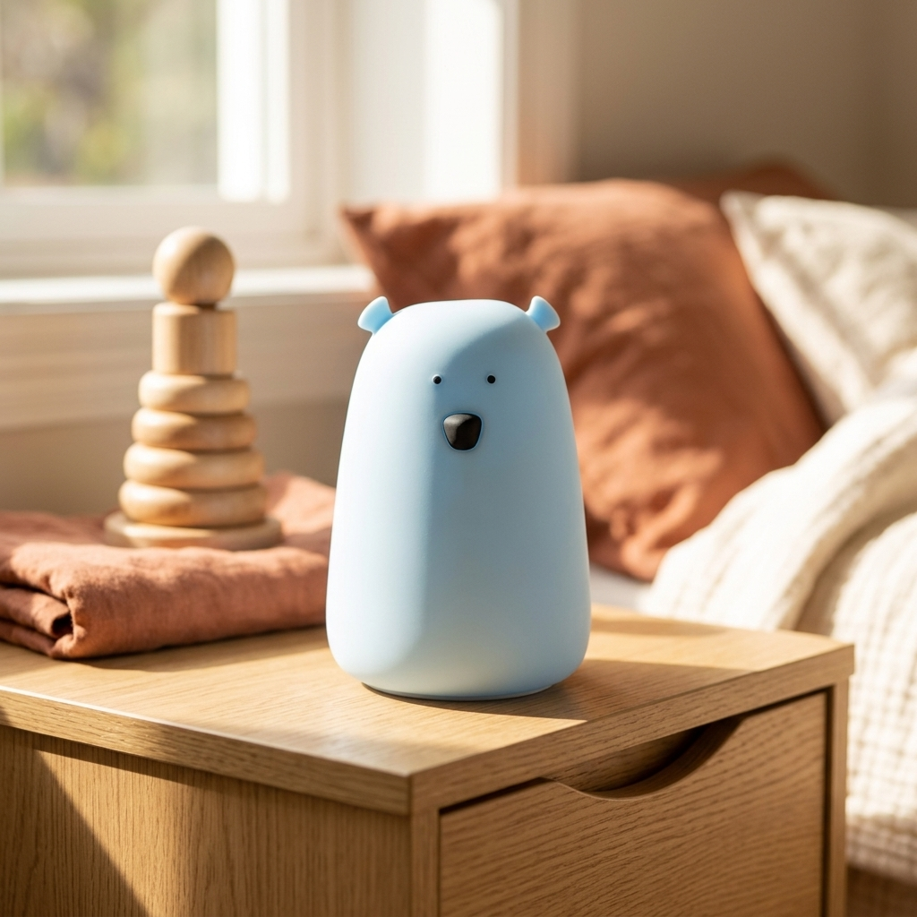 Big Bear Silicone Lamp - Blue