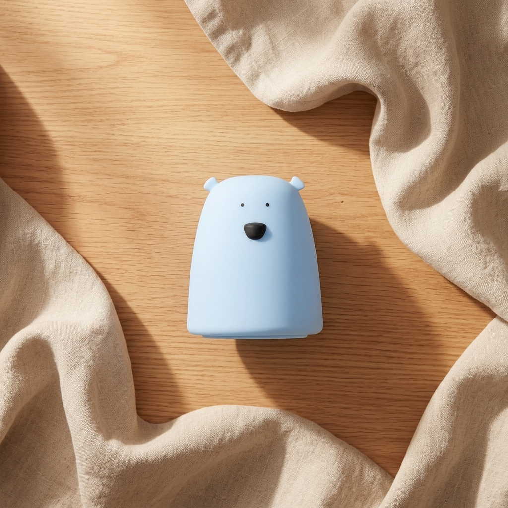 Little Bear Silicone Lamp - Blue