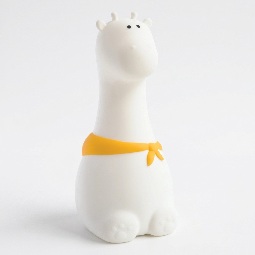 Giraffe Silicone Lamp - White