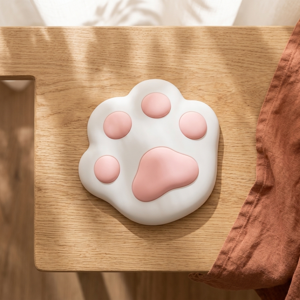 Paw Silicone Lamp - Pink
