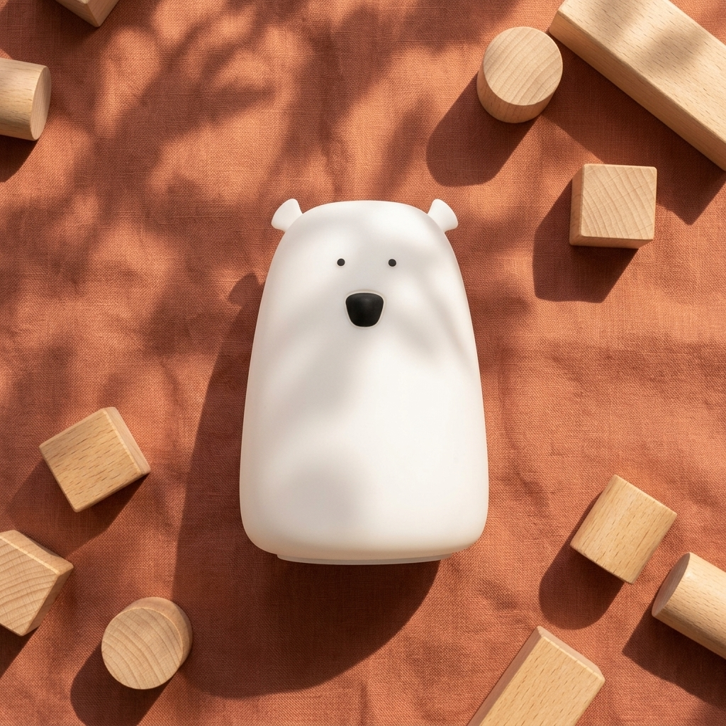 Big Bear Silicone Lamp - White