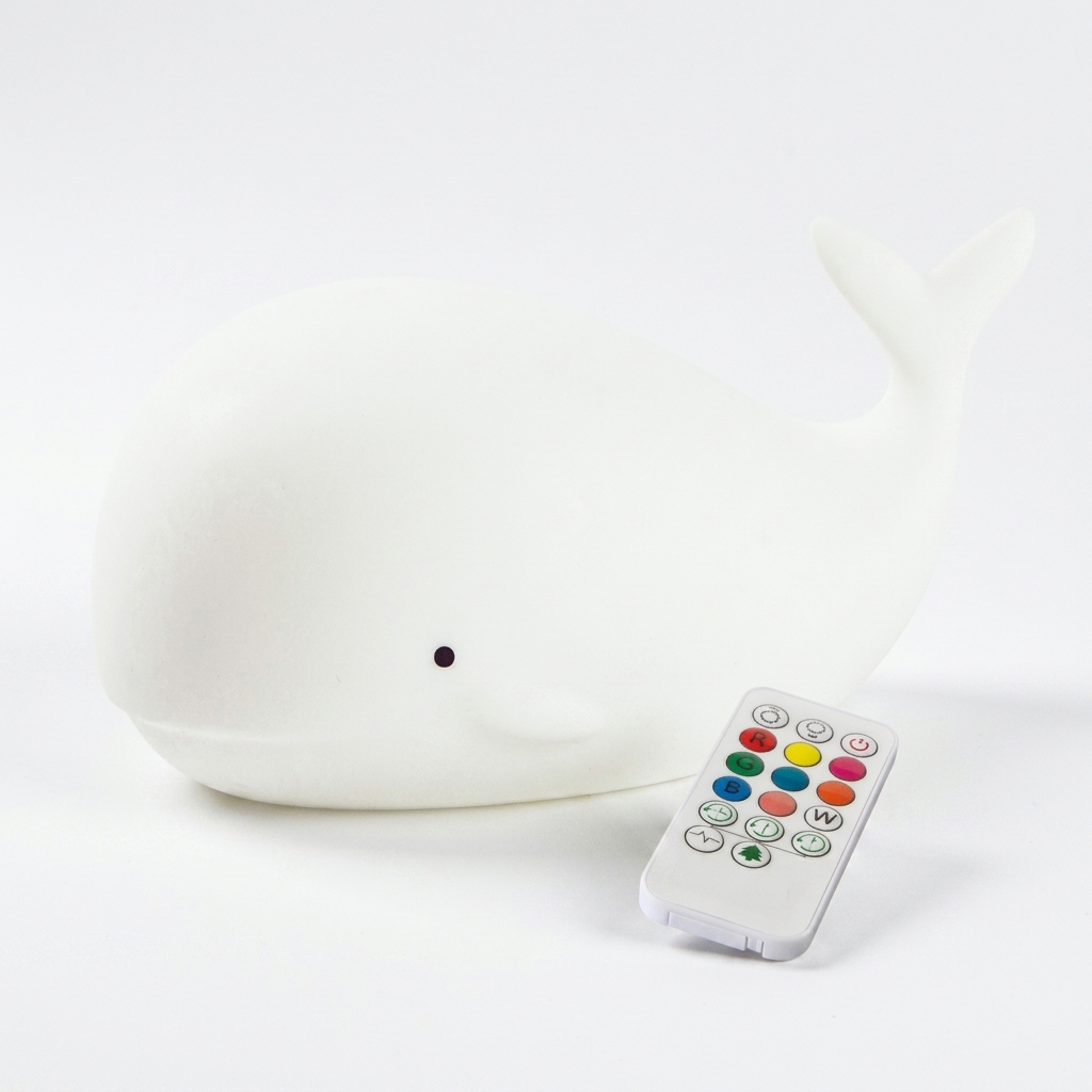 Whale Silicone Lamp with Remote