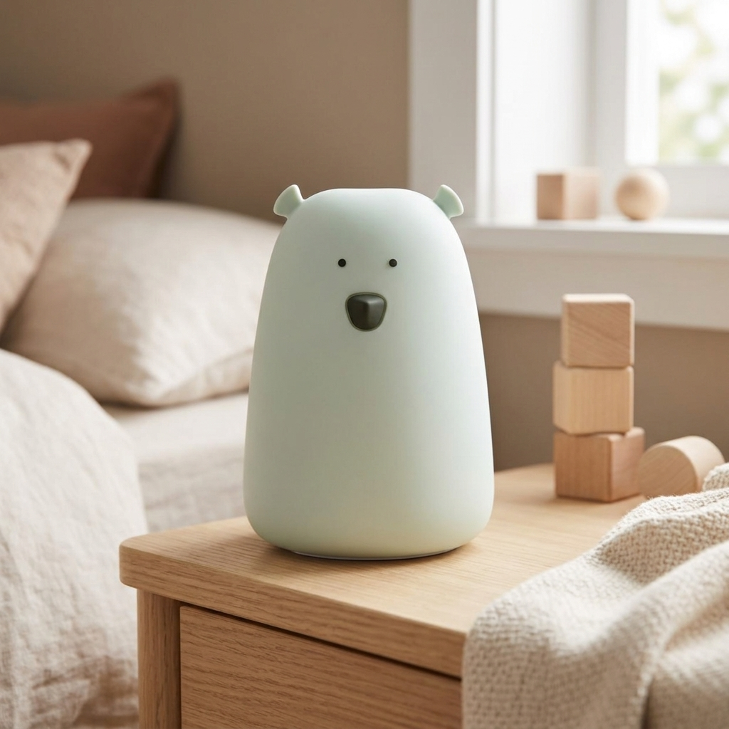 Big Bear Silicone Lamp - Sage