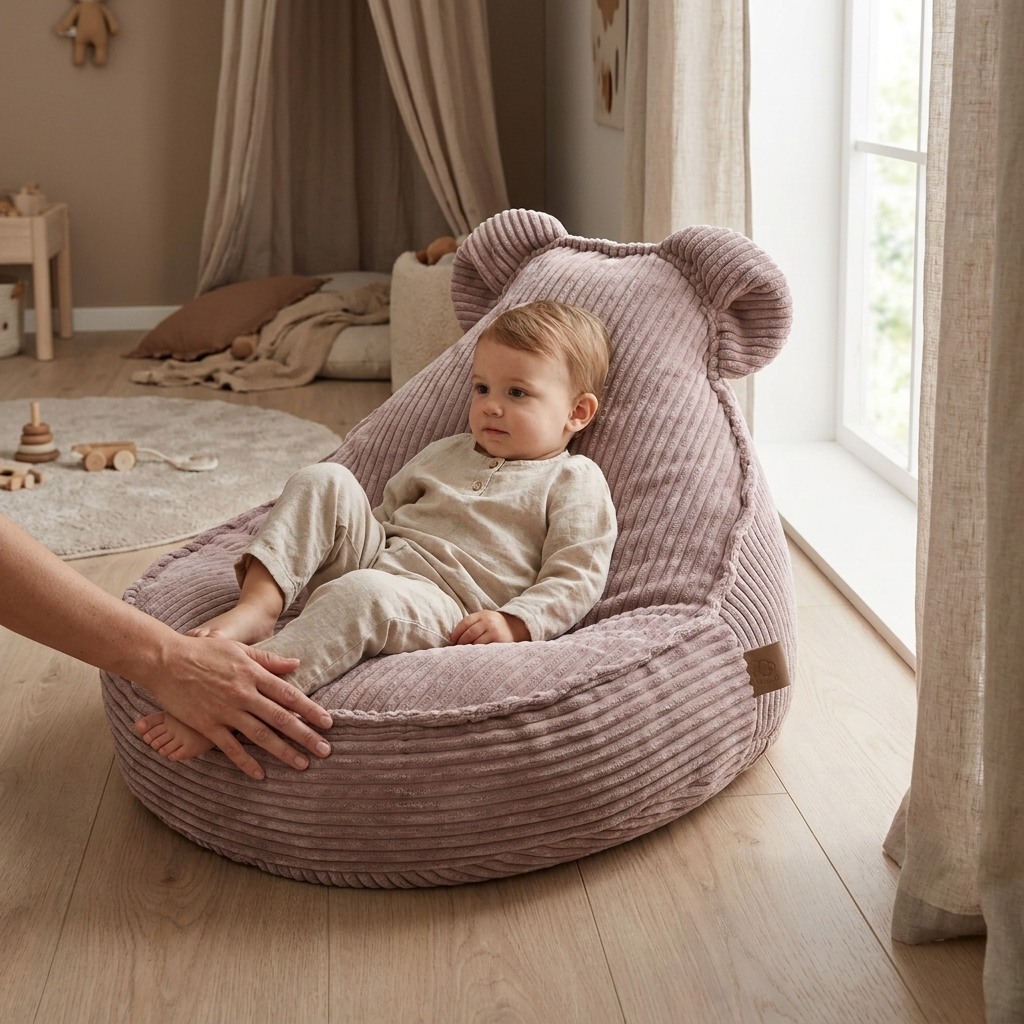 Teddy Bean Bag - Velvet Rose