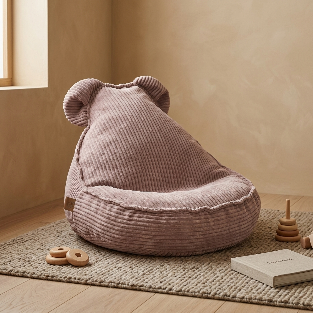 Teddy Bean Bag - Velvet Rose