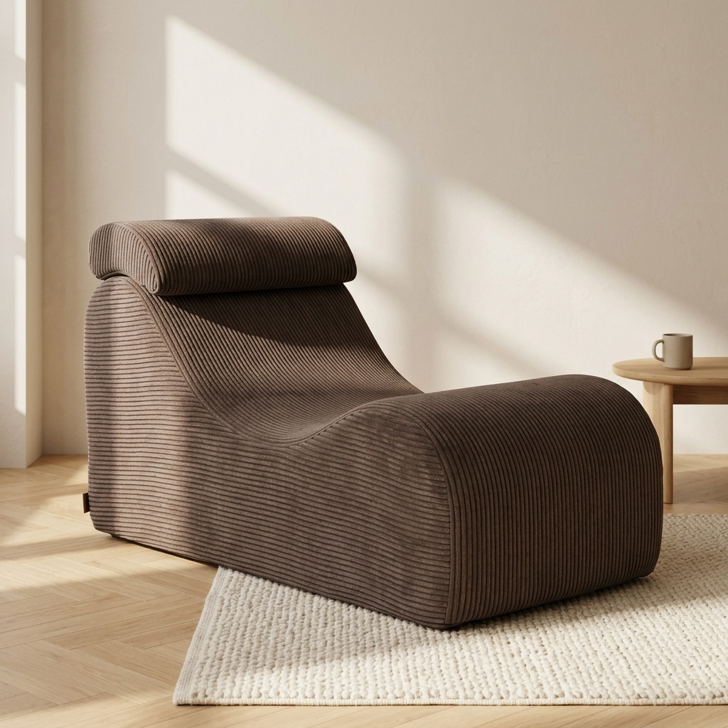 Wave Lounger - Aesthetic Brown