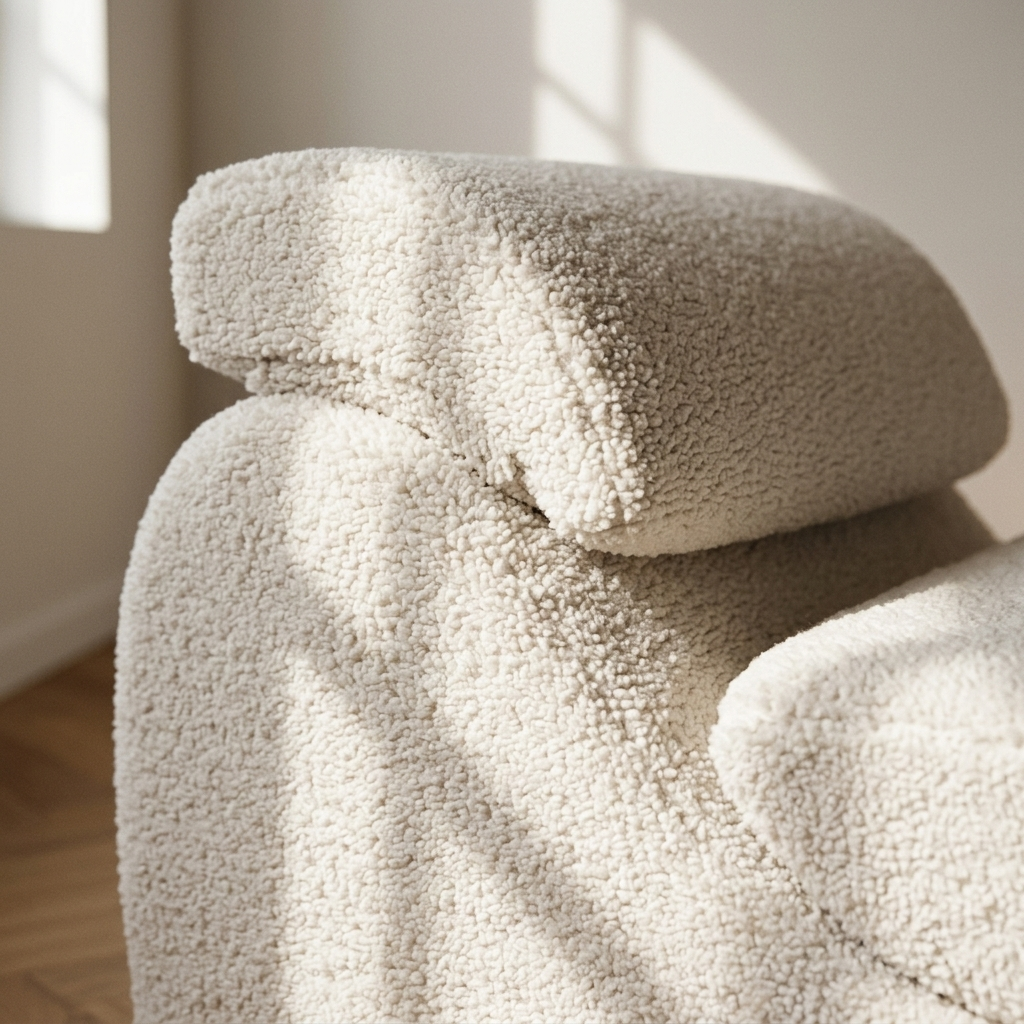 Wave Lounger - Cream Bearly