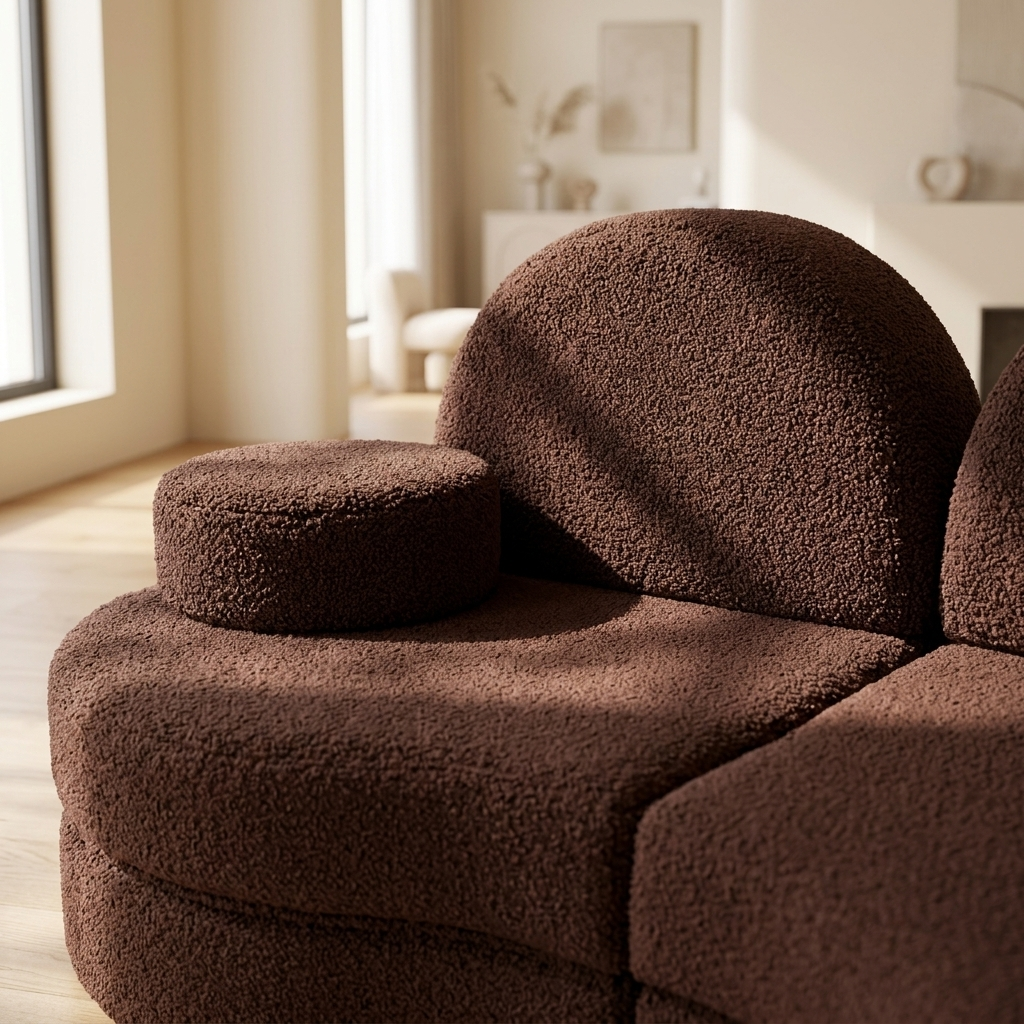 Modular Sofa Coccolo for Kids – Brown