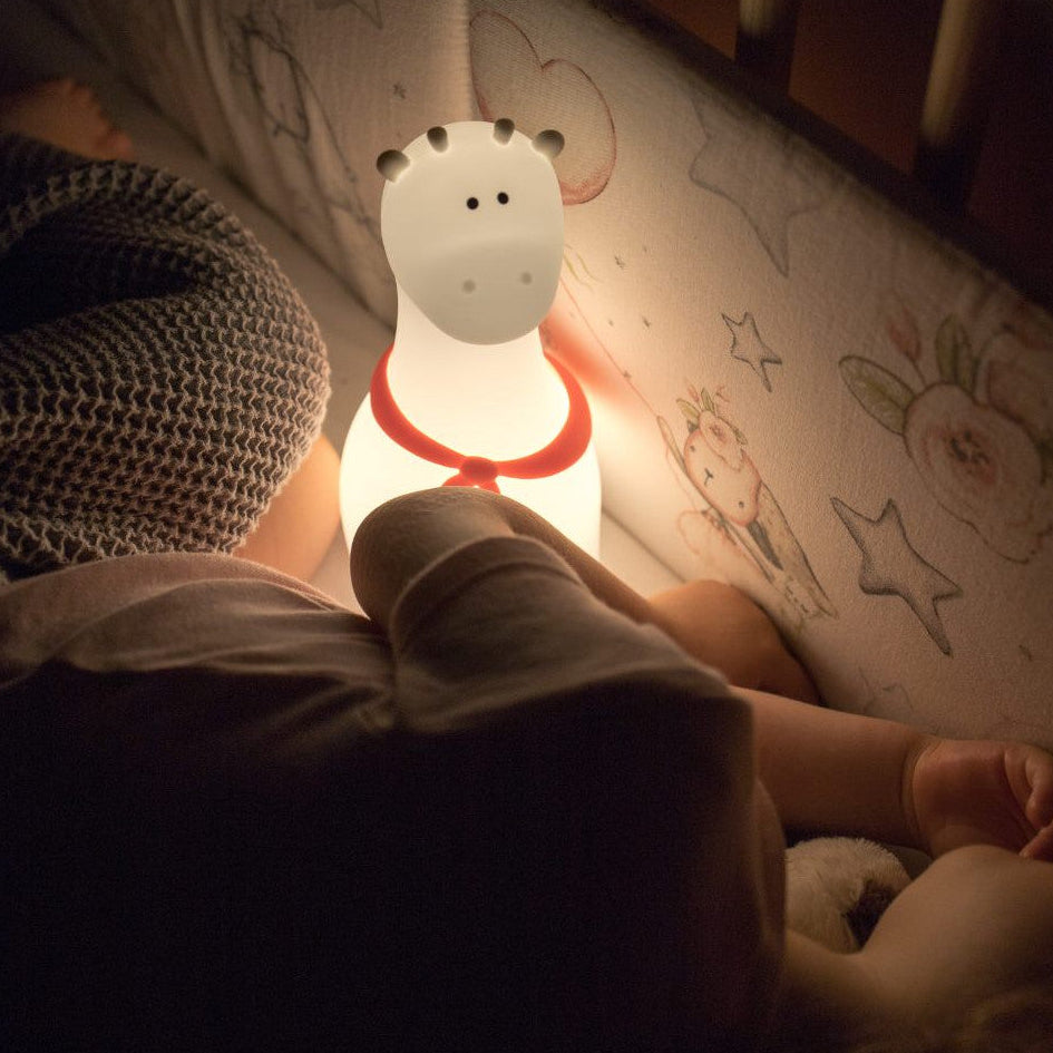 Giraffe Silicone Lamp - White